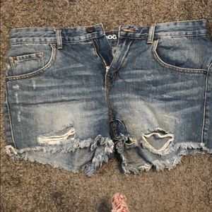 Jean shorts